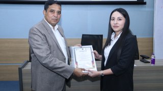 Председатель Следственного комитета РА встретился с Послом Индии и следователями, прошедшими переподготовку в Индии